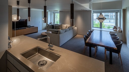 The Maples Niseko Three Bedroom Penthouse Suite Kitchen