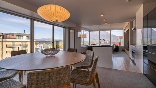 The Maples Niseko Three Bedroom Premier Suite Dining area