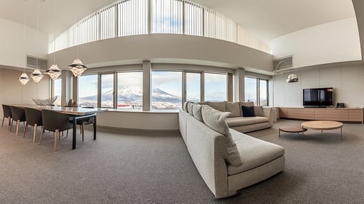 The Maples Niseko Three Bedroom Yotei Panorama Penthouse Suite Living room