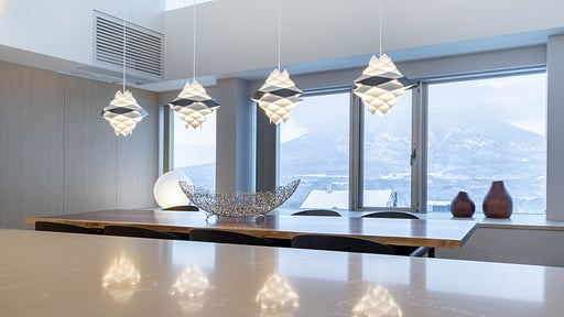 The Maples Niseko Three Bedroom Yotei Panorama Penthouse Suite Dining area