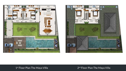 The Maya Villa Floor plan