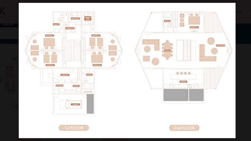 The Orchards Five Bedroom Chalet Floor plan