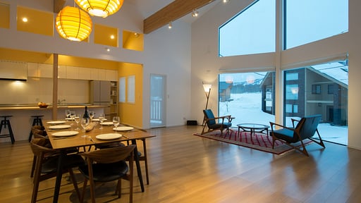 The Orchards Four Bedroom Chalet Dining area