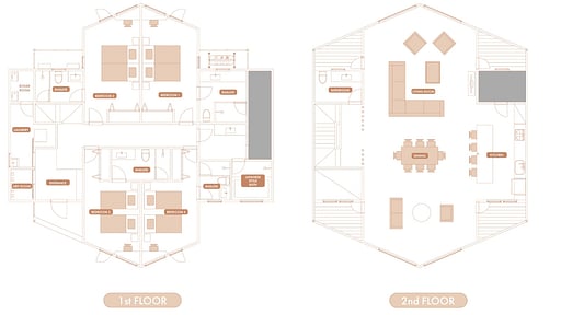 The Orchards Four Bedroom Chalet Floor plan