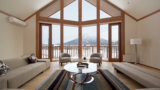 The Orchards Four Bedroom Custom Chalet Living room 1