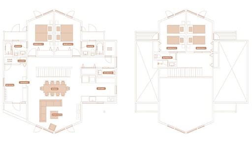 The Orchards Four Bedroom Yuzu Chalet Floor plan