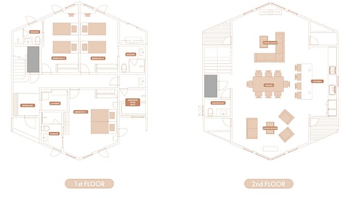 The Orchards Three Bedroom Comfort Chalet Floor plan
