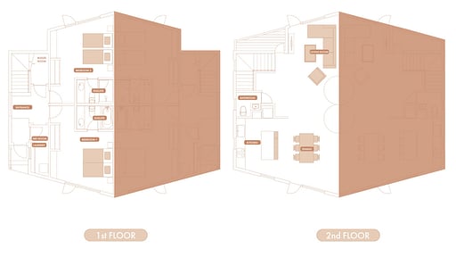 The Orchards Two Bedroom Townhouse A Floor plan