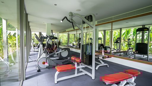 The Pavilions 4 Villa Fitnessraum