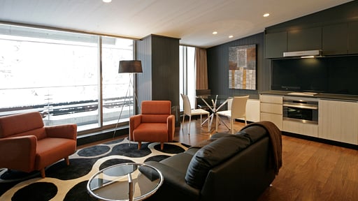 The Ridge Four Bedroom Deluxe Apartment Living room