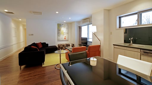 The Ridge Four Bedroom Apartment Living room