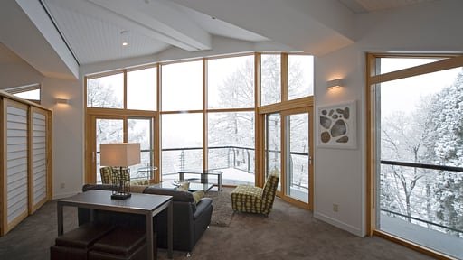 The Ridge Penthouse with Mountain View Spa Living room