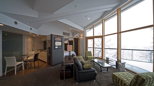 The Ridge Penthouse with Mountain View Spa Living room