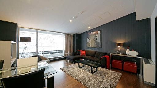 The Ridge Three Bedroom Deluxe Apartment Living room