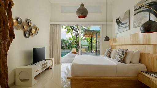 The Suar Sanur Schlafzimmer 1