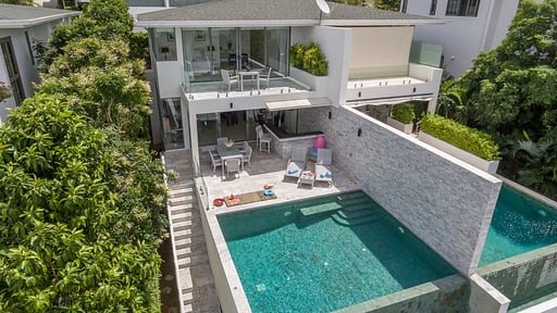 The Sun Kissed Villa Drone pictures