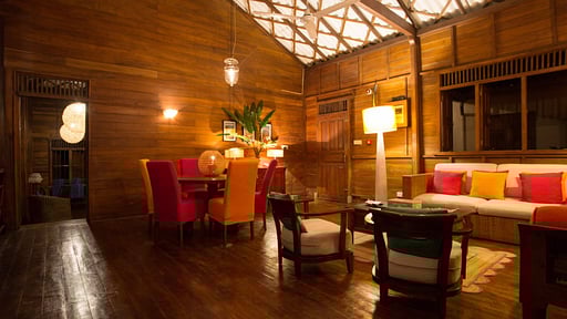 The Teak House Living room