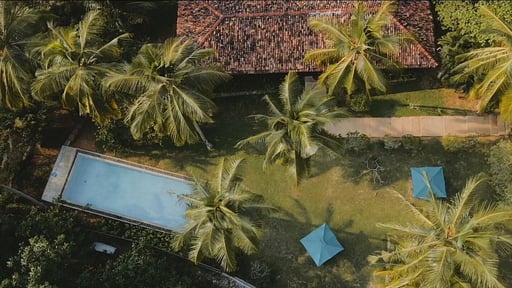 The Teak House Drone pictures
