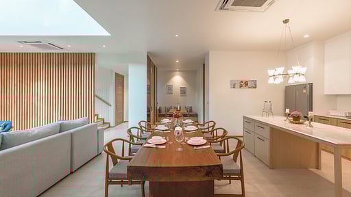 The Teak Villa 116 Dining area