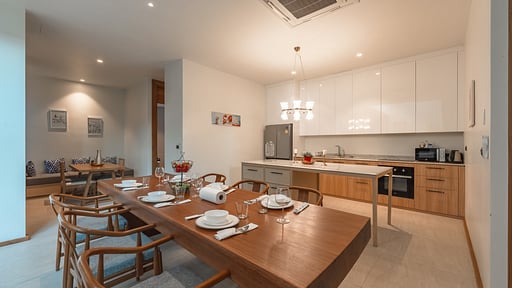 The Teak Villa 116 Dining area