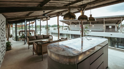 The Turiya Villa Rooftop lounge