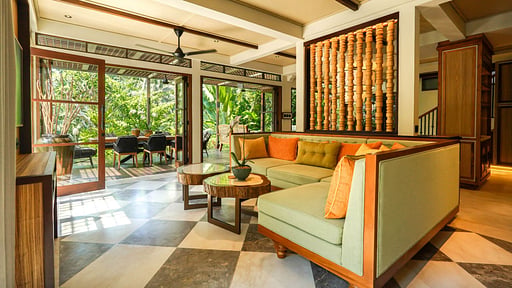 The Ubari Villa Living room