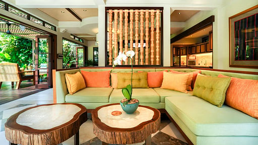 The Ubari Villa Living room