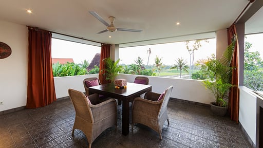 The Uma Villa Living room 1