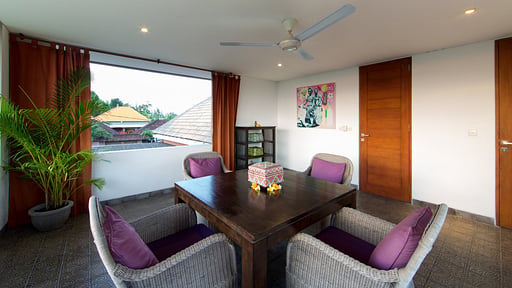 The Uma Villa Living room 1