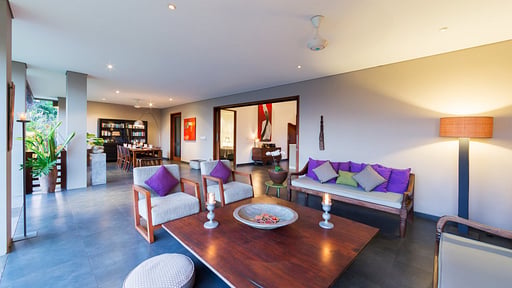 The Uma Villa Living room 2