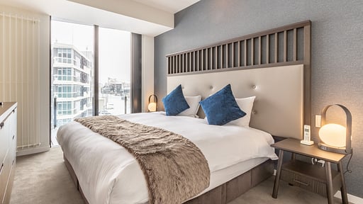 The Vale Niseko 2 Bedroom Resort Deluxe Bedroom 1