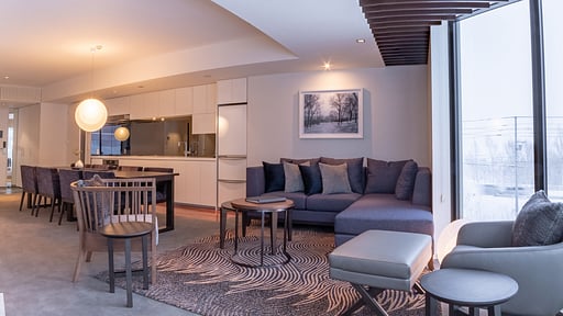 The Vale Niseko 2 Bedroom Ski Side Living room