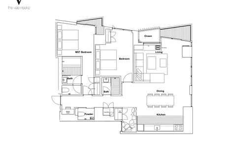 The Vale Niseko 2 Bedroom Ski View Deluxe Floor plan