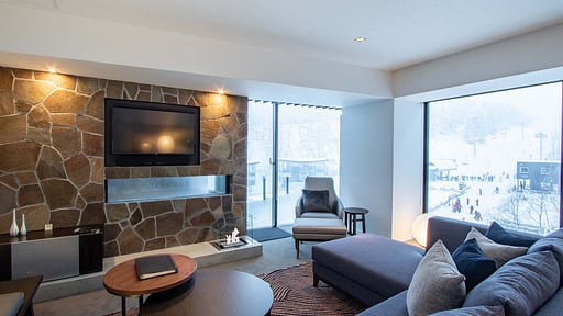 The Vale Niseko 2 Bedroom Ski View Deluxe Living room
