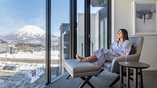 The Vale Niseko 3 Bedroom Mt. Yotei View Living room