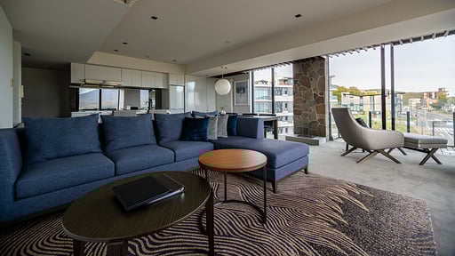 The Vale Niseko 3 Bedroom Mt. Yotei View Living room