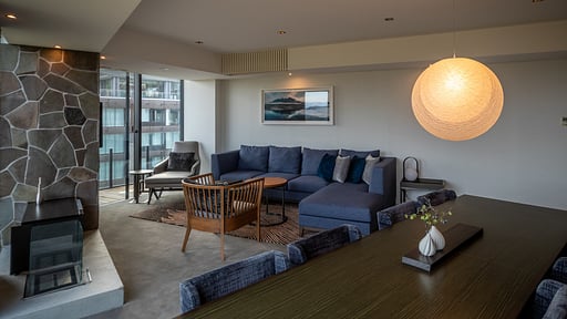 The Vale Niseko 3 Bedroom Mt. Yotei View Living room