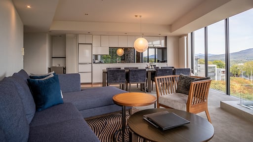 The Vale Niseko 3 Bedroom Mt. Yotei View Living room