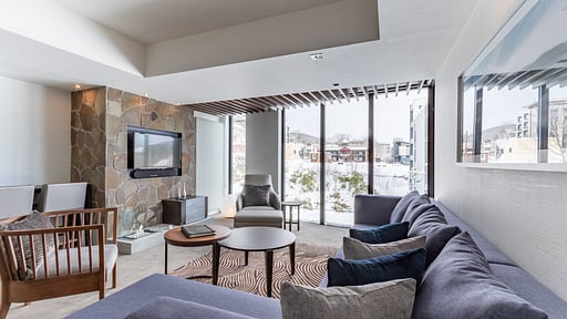 The Vale Niseko 3 Bedroom Resort Deluxe Living room