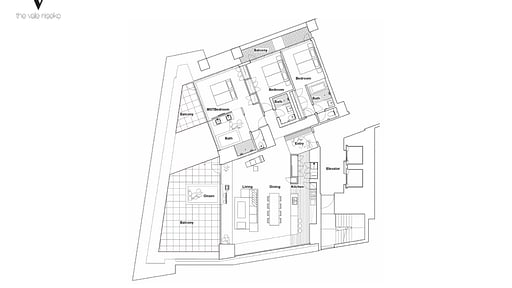 The Vale Niseko Penthouse Mt. Yotei Panorama Floor plan