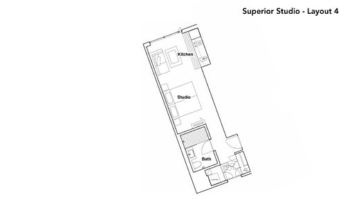 The Vale Niseko Superior Studio Floor plan