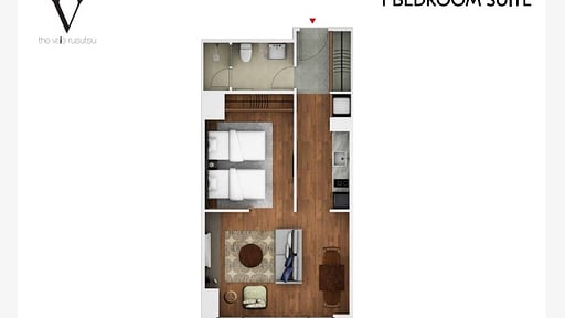 The Vale Rusutsu 1 Bedroom Suite Plan