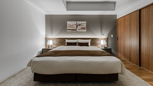 The Vale Rusutsu Two Bedroom Premier Residence Bedroom 1