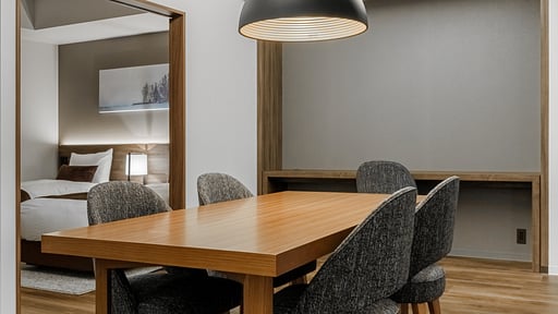 The Vale Rusutsu Two Bedroom Premier Residence Dining area