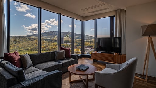 The Vale Rusutsu Two Bedroom Premier Residence Living room