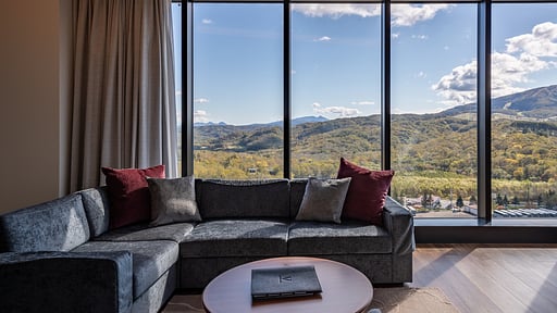 The Vale Rusutsu Two Bedroom Premier Residence Living room