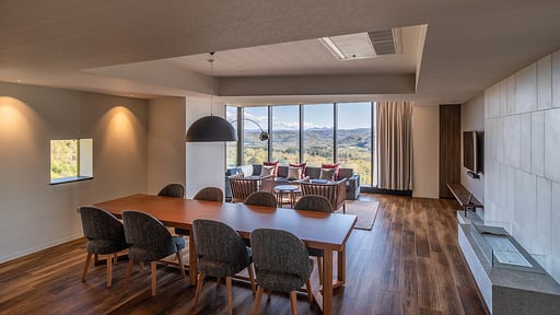 The Vale Rusutsu Three Bedroom Premier Residence Dining area