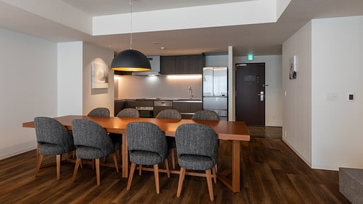 The Vale Rusutsu Three Bedroom Residence Dining area