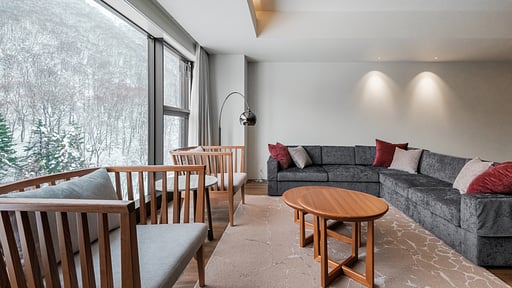 The Vale Rusutsu Three Bedroom Residence Living room