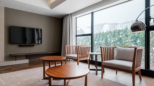 The Vale Rusutsu Three Bedroom Residence Living room